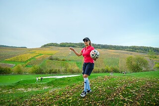 Une partie de FootGolf en famille - FootGolf Parc Lac du Der - Giffaumont-Champaubert (51)