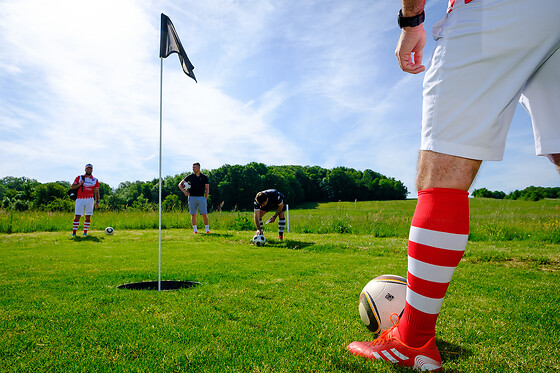 Une partie de FootGolf en famille - FootGolf Parc Lac du Der - Giffaumont-Champaubert (51)