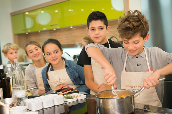 Atelier cuisine Enfant à l'Ecole de cuisine Ducasse