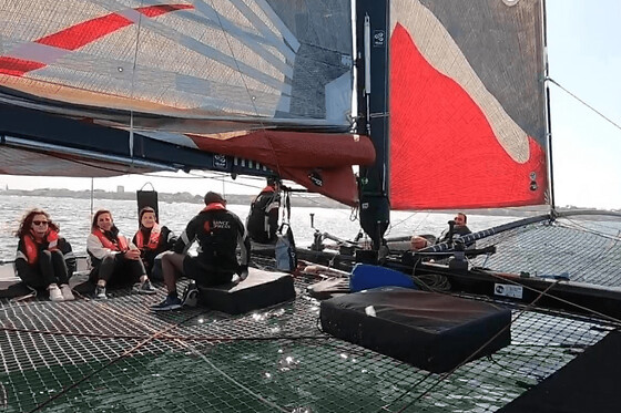 Location d'un catamaran avec skipper sur la journée à Arcachon