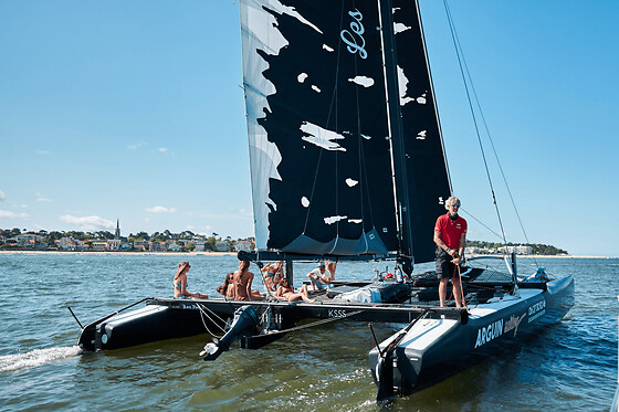 Initiation au pilotage de catamaran sur le bassin d'Arcachon