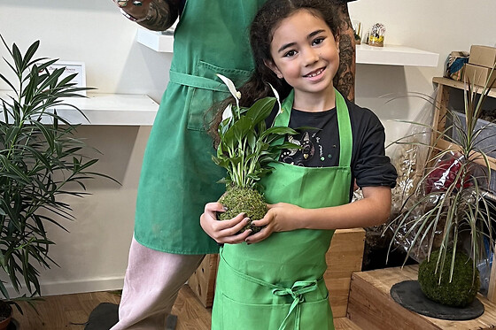 Atelier kokedama parent/enfant à Bordeaux (33)