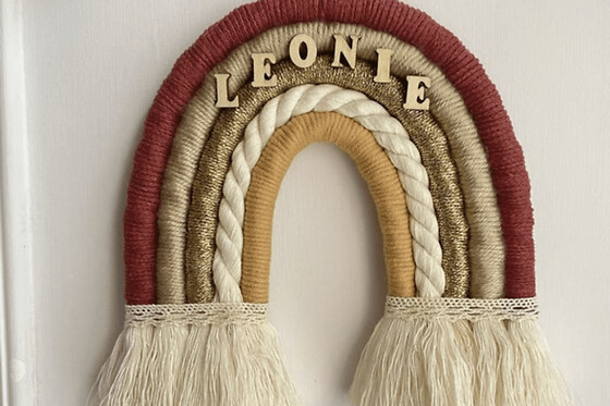 Atelier macramé arc-en-ciel personnalisable à Toulouse (31)