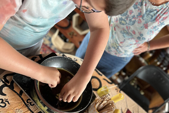 Atelier fabrication de bee wrap à Bois-Anzeray (27)
