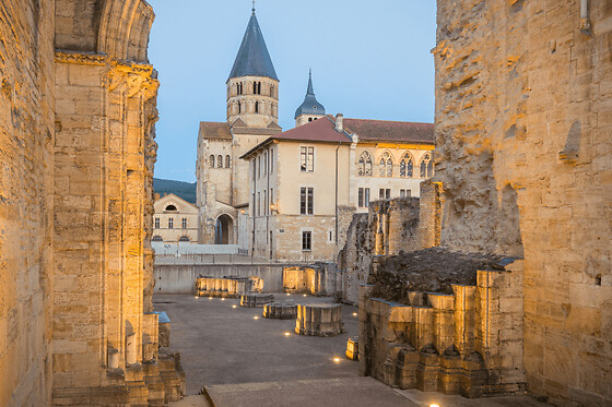 Billet pour l'Abbaye de Cluny (71)