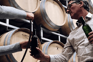 Atelier assemblage de vin au Château Cormeil-Figeac (33)