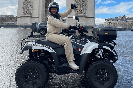 Balade en Quad électrique dans le cœur de Paris - Tarif weekend solo - du vendredi au dimanche