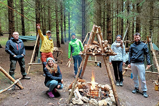 Stage de survie "Bushcraft traditionnel" à Brénod (01) - Stage 2 jours / 1 nuit