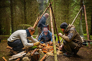 Stage de survie "Bushcraft traditionnel" à Brénod (01) - Stage 2 jours / 1 nuit
