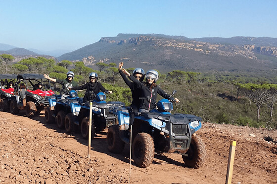 Randonnée Quad proche du Muy dans le Massif des Maures (83)