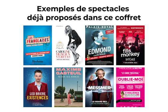 Têtes d'affiche à Paris - Spectacle en duo