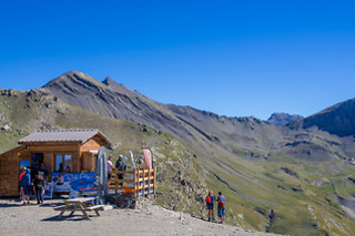 Descente de tyrolienne - Rollair cable - Orcières (05)