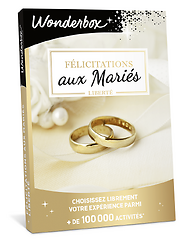 Bon Cadeau Félicitations aux mariés Liberté