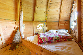Séjour pour 2 en cabane flottante au Domaine des Vaulx à La Baconnière (53)
