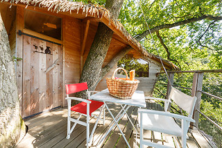 Séjour à 2 dans une cabane au Domaine des Vaulx à La Baconnière (53)