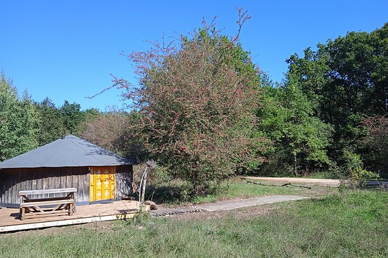 Deux nuits en yourte au Domaine du Bois Davy au Thoureil (49)