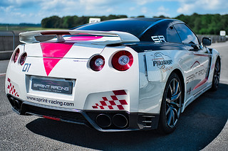 Découverte Nissan GTR (5 tours) sur le Circuit de Mettet (B)