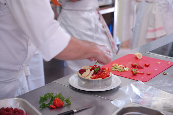 Atelier de cuisine à l'Ecole des Trois Ponts à Riorges (42)