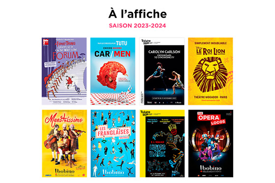 Carte Billetterie - Séjour Spectacle à Paris