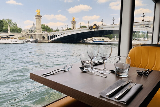 Déjeuner croisière Bistronomique sur la Seine  - Adulte avec vin