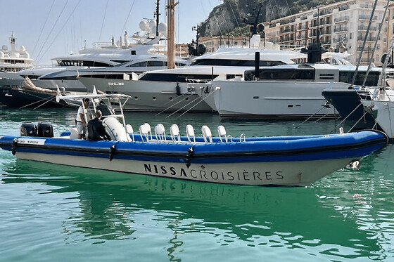 Croisière en bateau vers Monaco au départ de Nice (06)