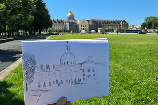 Atelier dessin & balade culturelle autour des Invalides (75)