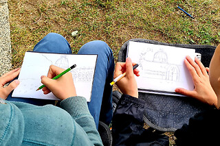 Atelier dessin & balade culturelle autour des Invalides (75)