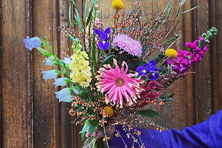 Atelier création d'un bouquet de fleurs à Paris 11ème