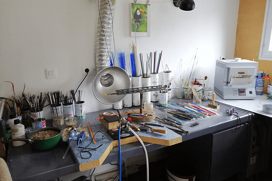 Atelier soufflage de verre 