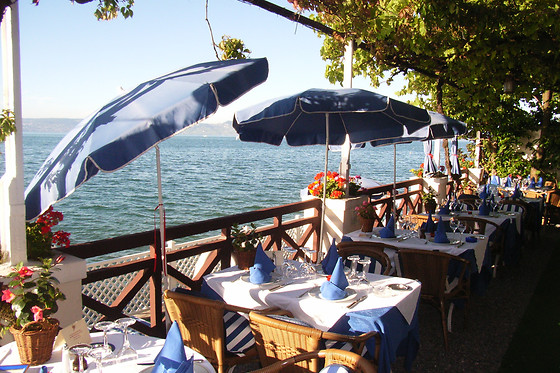 Un repas en duo à l'Hôtel Les Cygnes à Évian-les-Bains (74)