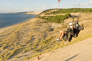 Vol en Parapente sur le Bassin d'Arcachon (33)