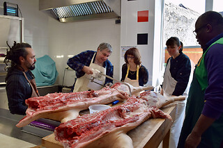 Atelier "Le porc de la tête à la queue" à Fromont (77)