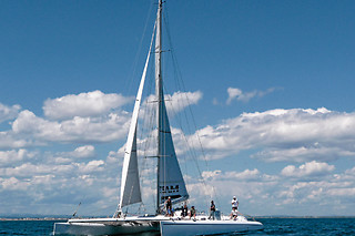 Navigation sur catamaran de course - Voilemed - Le-Grau-du-Roi (30)