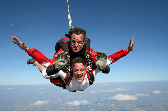 Saut en parachute en tandem - Espace chute libre - La Réole (33)