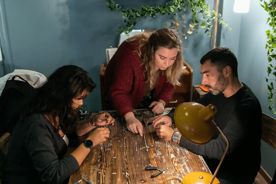 Atelier création de boucles d'oreilles à Paris 9ème  - Atelier boucles d'oreilles en argent
