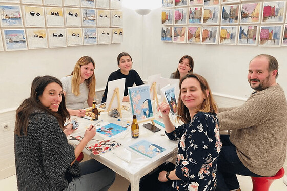 Apéro artistique à Paris 17ème