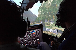 Simulateur de pilotage d'hélicoptère Bell 206 à Metz (57) - Pack Découverte