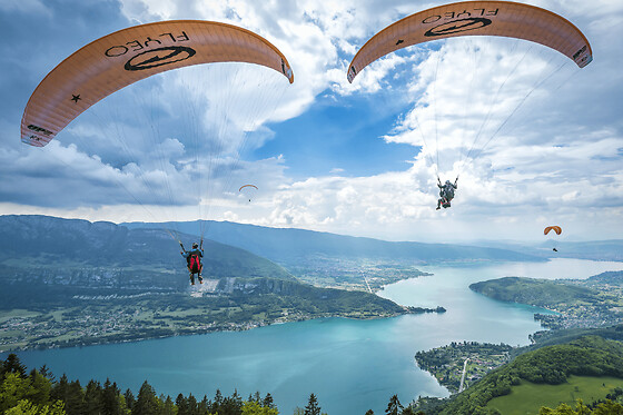 Vol Découverte en parapente au-dessus du lac d'Annecy