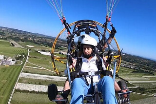Baptême de l'air en ULM Paramoteur à Pujaut (30)