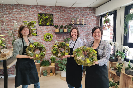 Atelier couronne végétale à Villeneuve d'Ascq (59)