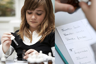 Atelier parent / enfant création de parfum à Paris 7ème