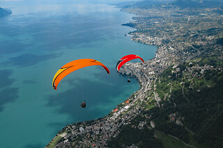 Vol en Parapente sur les bords du Lac Léman