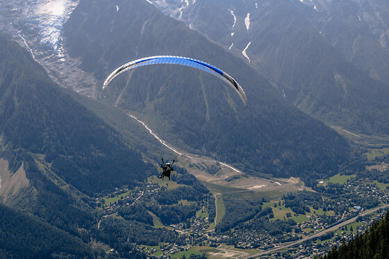 Vol Freestyle en Parapente à Chamonix (74)