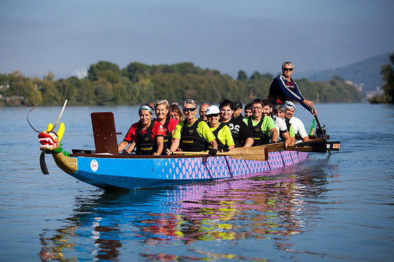 Balade en Dragon Boat pour 5 - Pagaies en Seine - Belbeuf (76)
