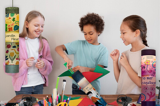 Atelier enfant création d'un luminaire à Paris 6ème