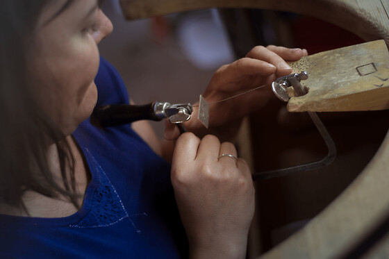 Atelier création d'un duo d'anneaux en argent à Toulouse (31)