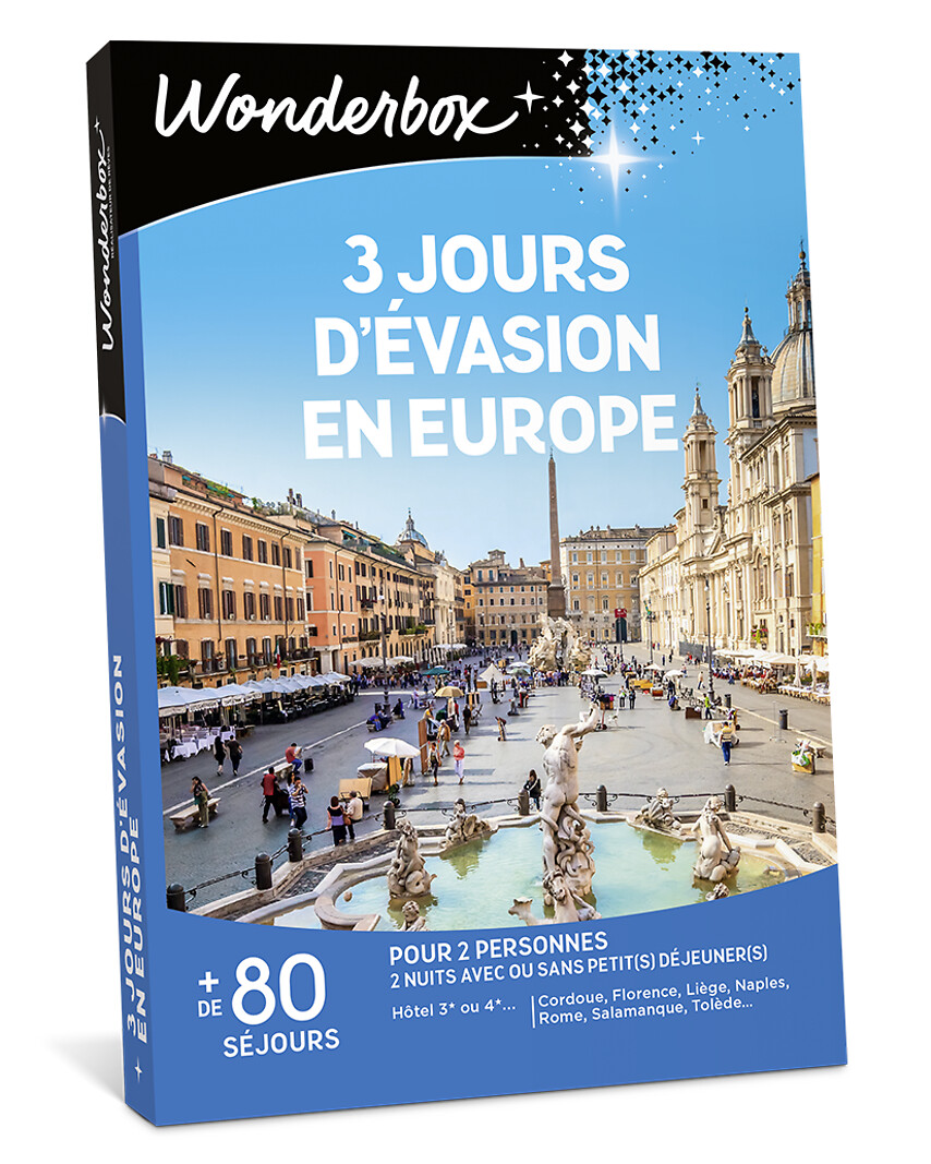 3 jours d'évasion en Europe