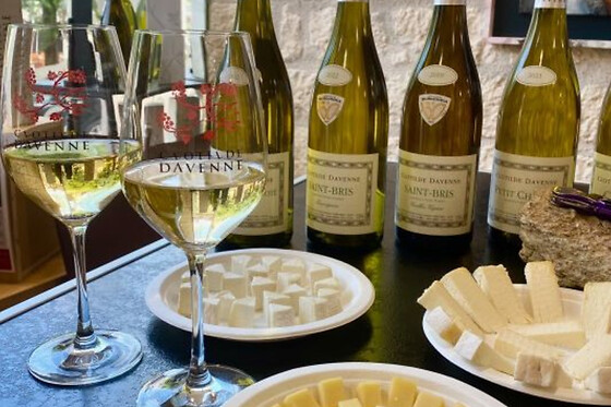 Dégustation accords vins et fromages à Chablis (89)
