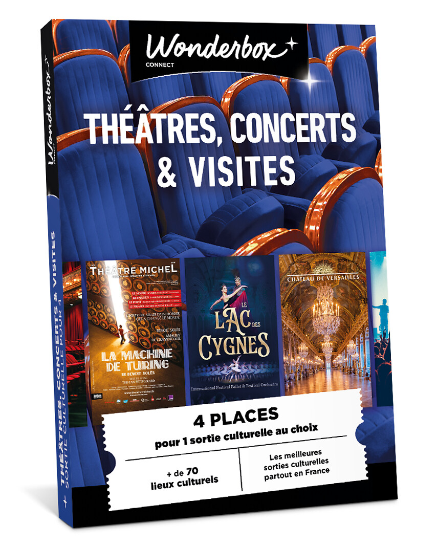 Théâtre, concerts & visites - Sortie culturelle pour 4 personnes
